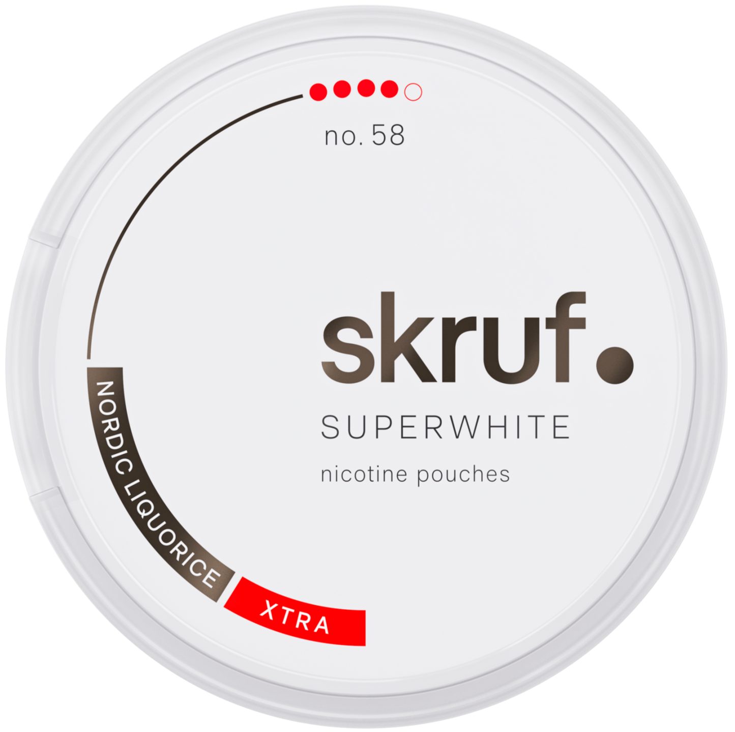Skruf Superwhite no58 Nordic Liquorice Xtra
