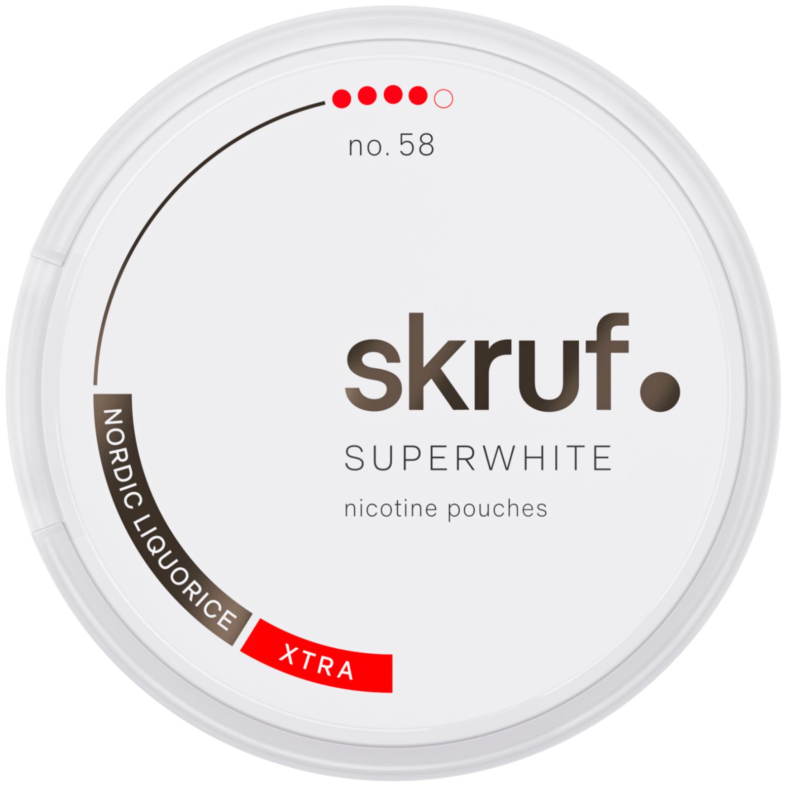 Skruf Superwhite no58 Nordic Liquorice Xtra